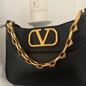 Valentino gold studded bag